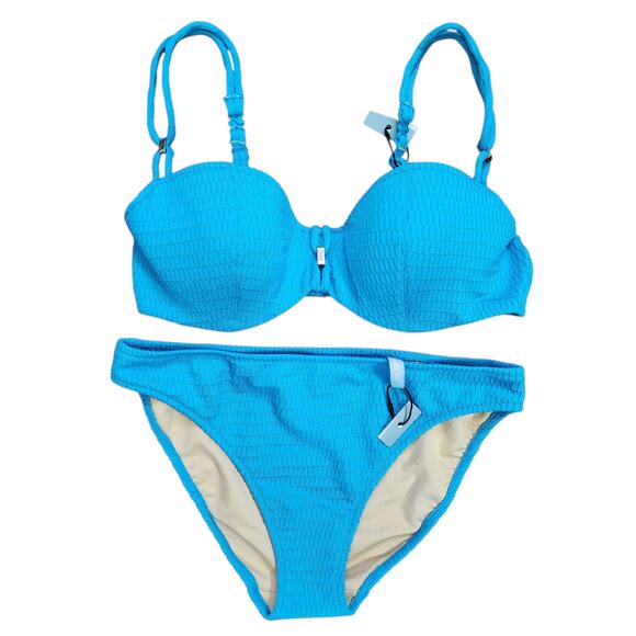 MARIE JO Cherilyn Swim Bikini Top & Bottoms Set Beach Vacation Resort Poolside - Picture 1 of 8